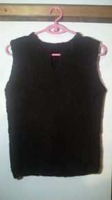 stylish vestの画像(手編みに関連した画像)