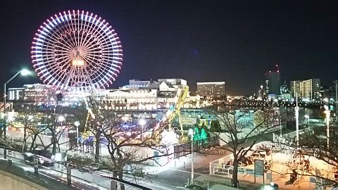 横浜(みなとみらい)の夜景の画像(プリ画像)