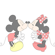 イラスト ミッキーマウスミニーマウスの画像3点 完全無料画像検索のプリ画像 Bygmo