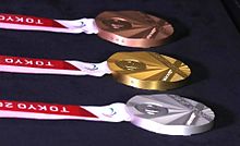 東京2020  パラリンピック メダル  ハートを押してねの画像(メダルに関連した画像)