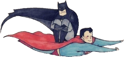 スーパーマン&バットマンの画像 プリ画像