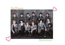 sixtones & snowman プリ画像