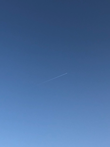 空の画像(飛行機雲に関連した画像)