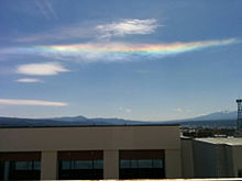 虹色の雲の画像(佐久市に関連した画像)