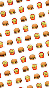 ポテトあんどハンバーガーの画像(#ハンバーガーに関連した画像)