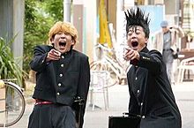 笑い過ぎの伊藤と三橋 プリ画像