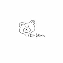 l'm bear. プリ画像