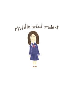 Middle school student プリ画像