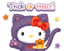 Trick or treat!の画像(キティ ハロウィンに関連した画像)