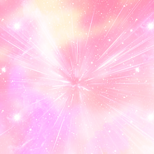 ピンクと黄色の宇宙柄の画像(ｵｼｬﾚ 宇宙に関連した画像)