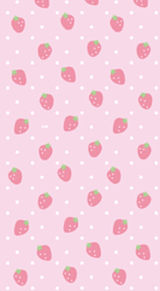 いちご ピンク 壁紙の画像318点 完全無料画像検索のプリ画像 Bygmo
