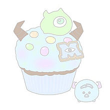 ♥*+ディズニーカップケーキ♥*+の画像(カップケーキに関連した画像)