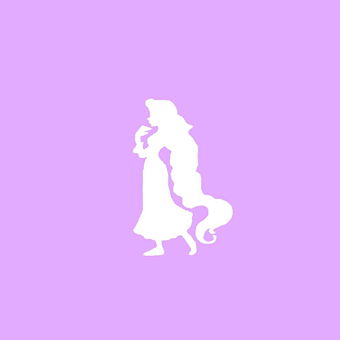 ディズニー プリンセス シルエット ラプンツェルの画像22点 完全無料画像検索のプリ画像 Bygmo