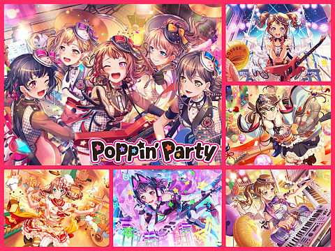 Poppin'Party☆の画像(プリ画像)