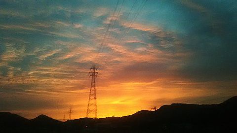 綺麗な夕焼けの画像(プリ画像)