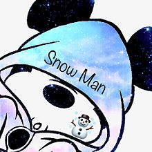 Snow Man フードミッキーの画像(フードミッキーに関連した画像)
