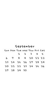 9月 カレンダーの画像(9月に関連した画像)