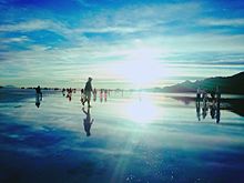ウユニ塩湖 プリ画像