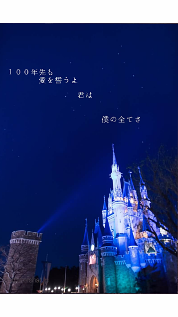 One Love×シンデレラ城の画像(プリ画像)