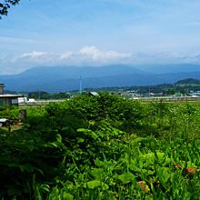 山形県 村山市にある居合神社⛩️と居合神社から見た景色の画像(山形に関連した画像)