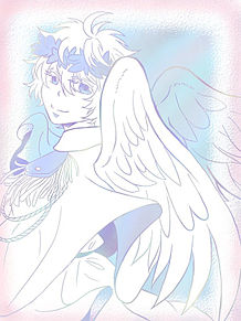 天使子銀 プリ画像