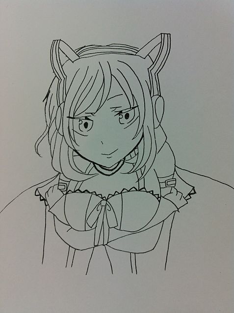 Cutie Panther　真姫ちゃん下書きの画像(プリ画像)