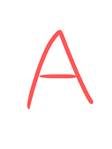 アルファベットのA プリ画像