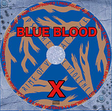 X BLUE BLOOD CDラベルの画像(CDラベルに関連した画像)