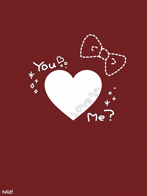 You love me?の画像(プリ画像)