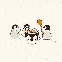 かわいい動物画像 ラブリー可愛い ペンギン イラスト かわいい