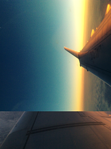 飛行機からの眺めの画像(眺めに関連した画像)