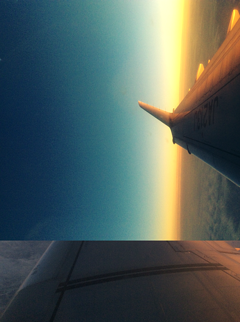 飛行機からの眺めの画像(プリ画像)