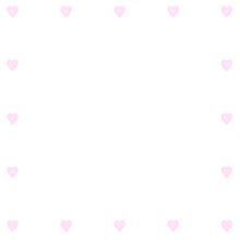 ♡ハート♡  ピンク　フレーム　スタンプ　背景透過　透過素材の画像(ハート♡に関連した画像)