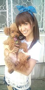 AKB48の大島優子ちゃんとかわいい犬。 プリ画像