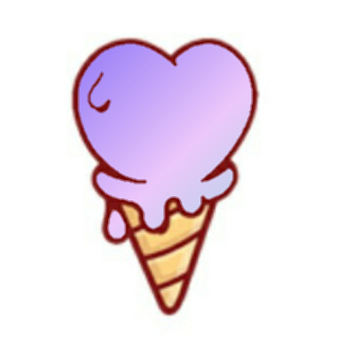 ハート アイスクリームの画像(プリ画像)