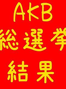 AKB48 第1回 勝手に総選挙 結果の画像(akb 総選挙 第1回に関連した画像)