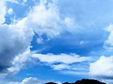 ７月中頃の空　夏空　夏雲の画像(夏空に関連した画像)