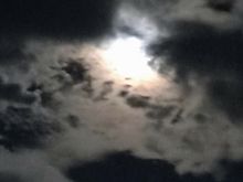夜の空　満月　雲の画像(満月に関連した画像)