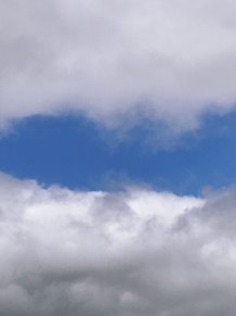 主の家から見た雲|д꒪ͧ)… プリ画像