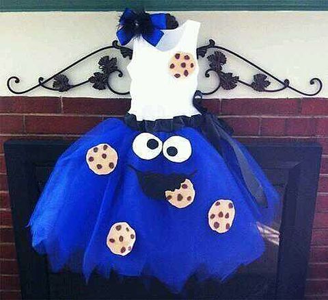 cookie monster dressの画像 プリ画像