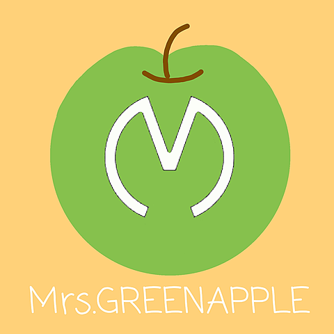 Mrs.GREENAPPLE   ロゴ🍏の画像(プリ画像)