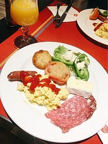2016/11/18朝食 RAMADA（ニューカレドニア）の画像(生ハムに関連した画像)