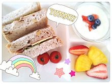 2014/4/5朝食の画像(サンドウィッチに関連した画像)