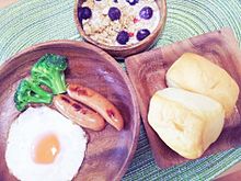 2014/1/23朝食の画像(たまごに関連した画像)