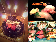 2013/5/14ディナー（福岡）の画像(誕生日ケーキに関連した画像)