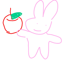 うさぎ りんごの画像(りんごに関連した画像)