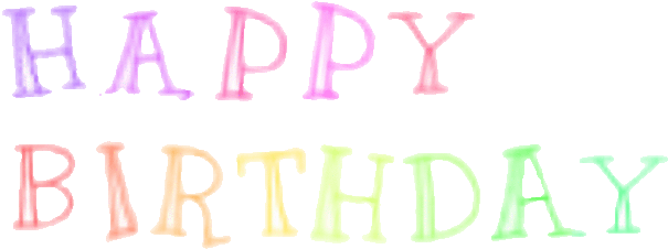 Happy Birthdayロゴ 完全無料画像検索のプリ画像 Bygmo