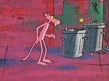 ピンクパンサーの画像(背景ピンクに関連した画像)