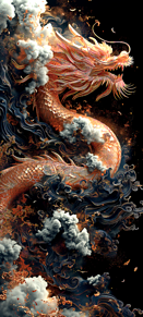 #龍 #竜 #辰 #ドラゴン #幻想的 #幻獣の画像(ファンに関連した画像)