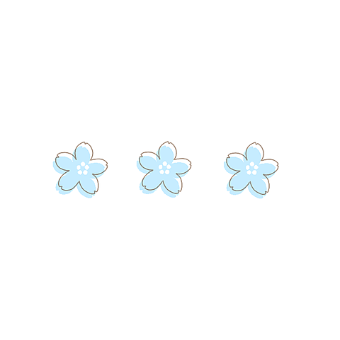 イラスト 水色 花の画像25点 完全無料画像検索のプリ画像 Bygmo